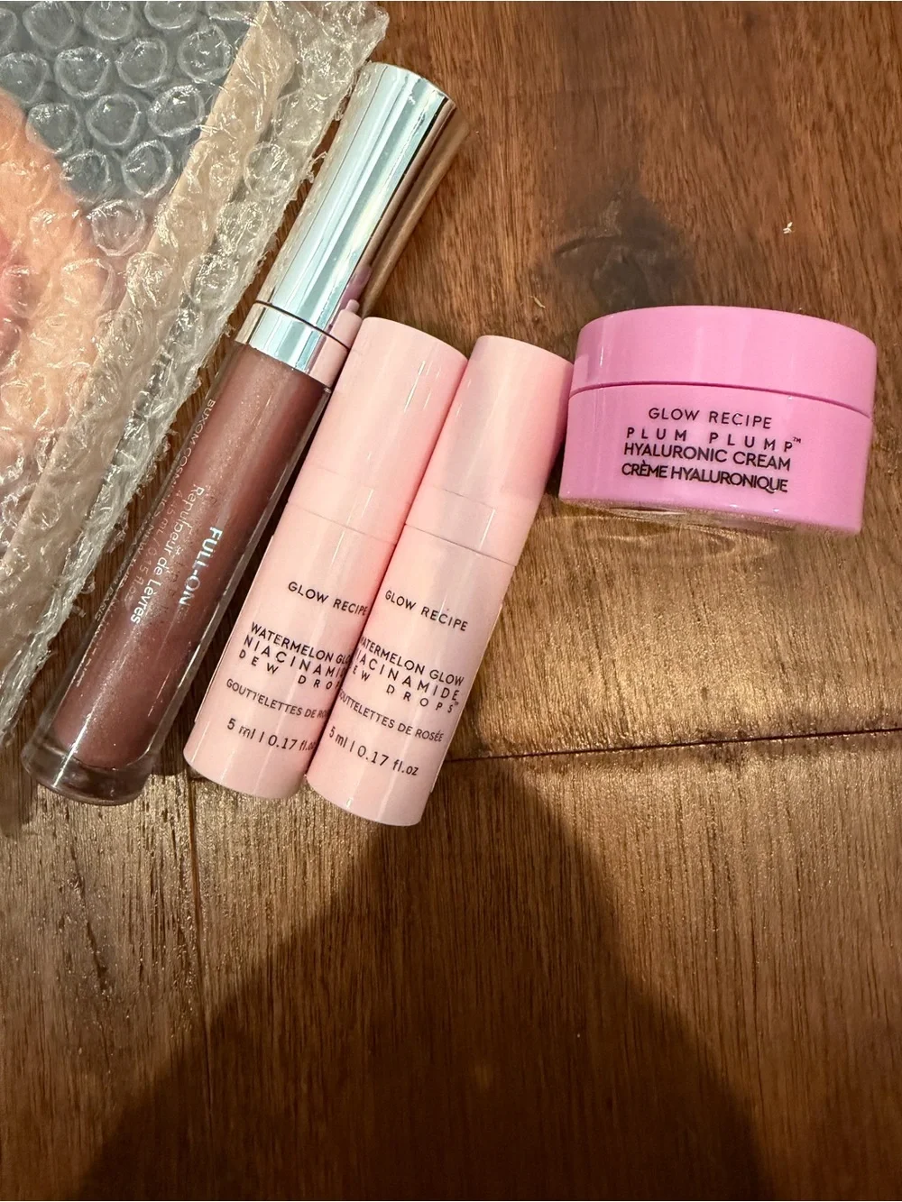 Beauty creations eye palette, buxom, glow watermelon and mascara